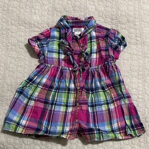 Ralph Lauren Multicolor Plaid Kids Button Down Shirt